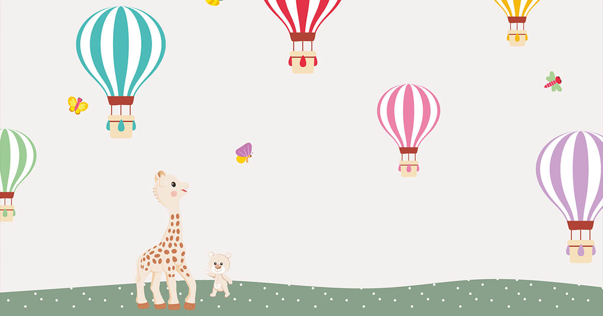 Photo wallpaper from Sophie la girafe®