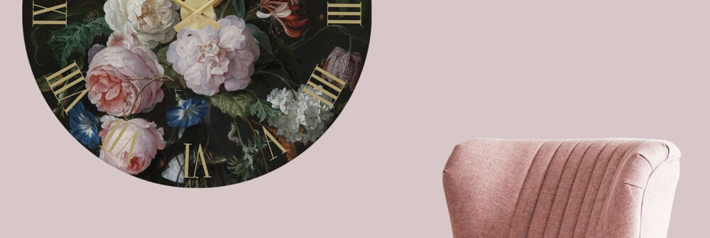 Horloge en papier peint Horloge en papier peint