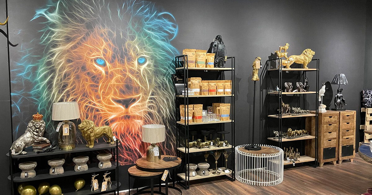 Papier peint Lion