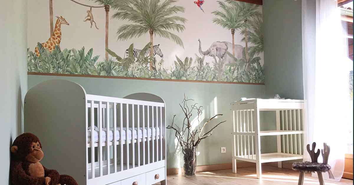 Papier Peint animaux pour enfant