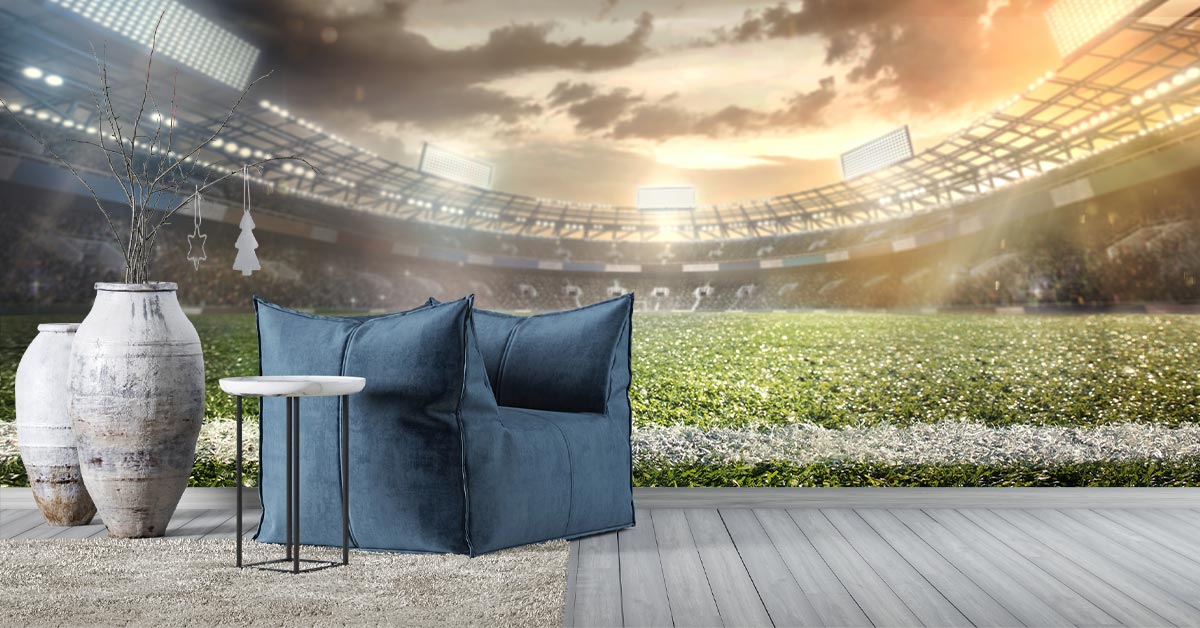 Papier peint stade de foot
