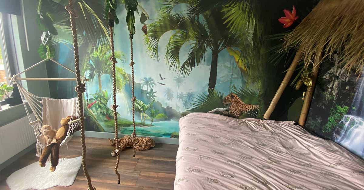 Papier peint tropical