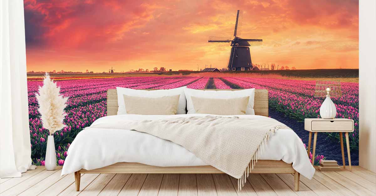 Papier Peint Tulipes