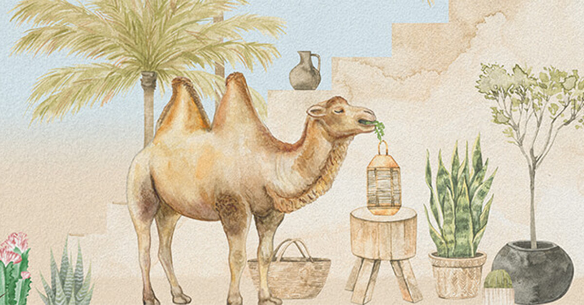 Papier peint Lemonwalls sahara