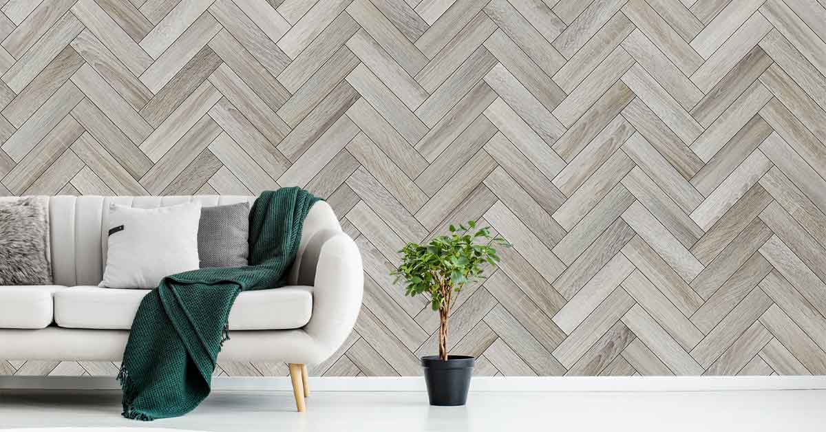 Papier peint à chevrons Papier peint à chevrons