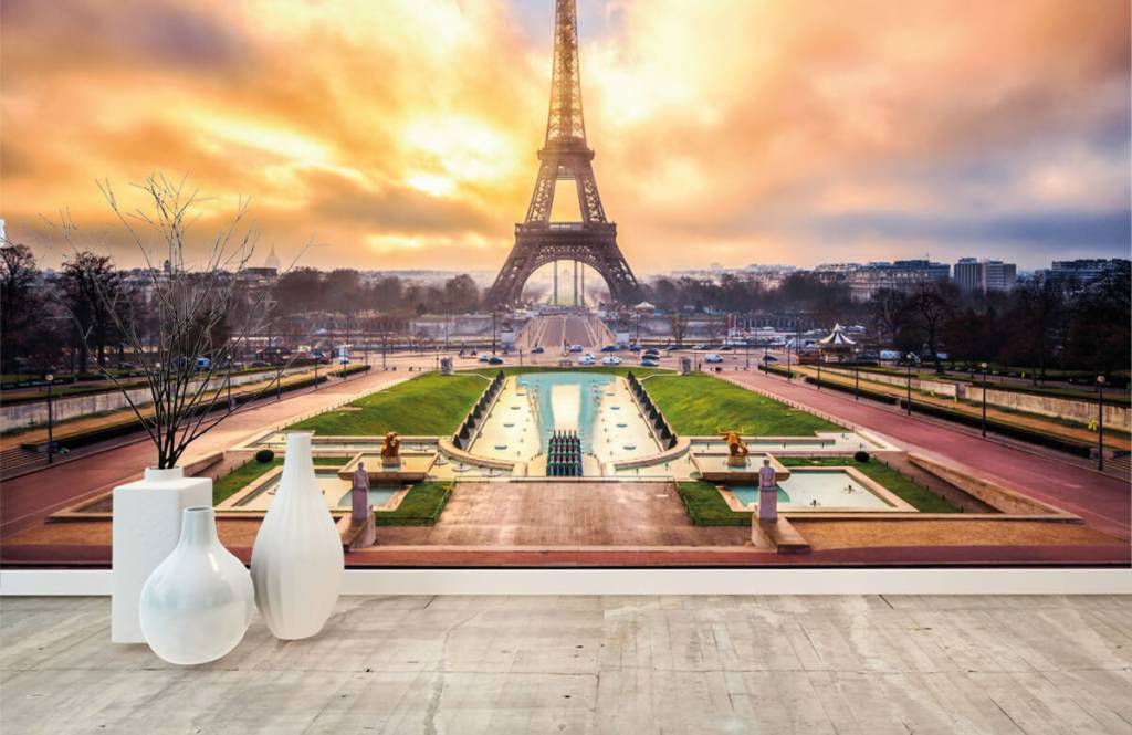 Papier peint Villes - Tour Eiffel - Chambre à coucher 1