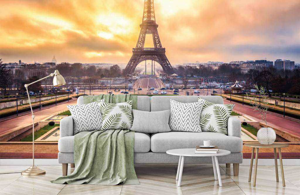 Papier peint Villes - Tour Eiffel - Chambre à coucher 8