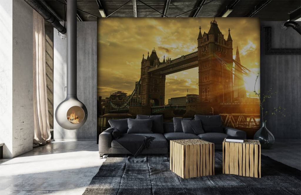 Papier peint Villes - Pont de la Tour de Londres - Chambre à coucher 1