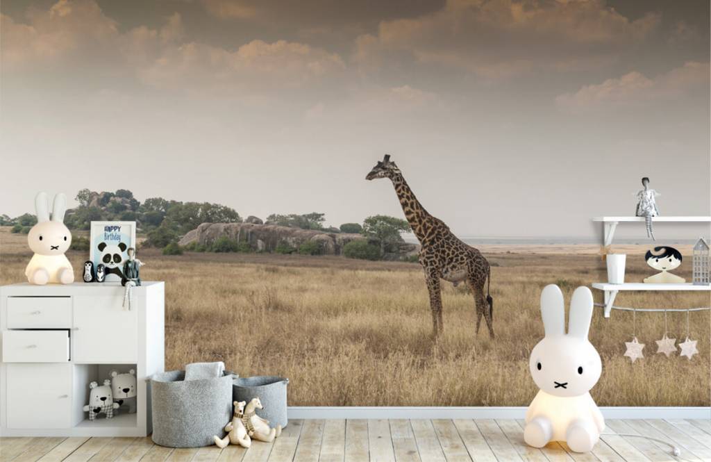 Animals - Girafe dans la savane - Chambre à coucher 6