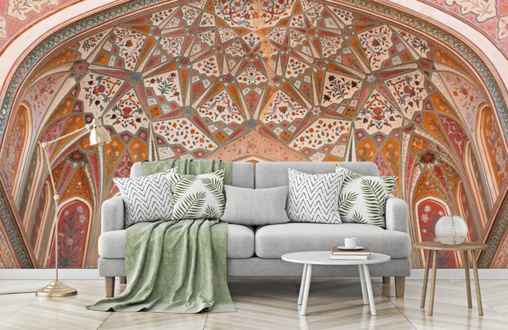 Monuments - Arche indienne richement peinte  - Chambre à coucher 7