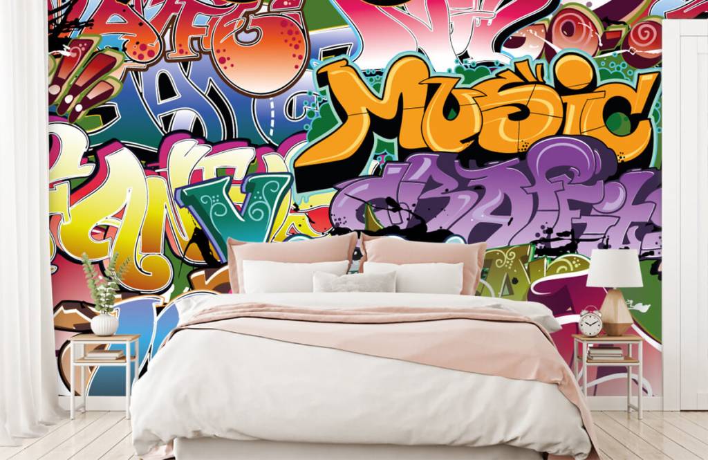 Graffiti - Graffitis signés - Chambre d'adolescent 2