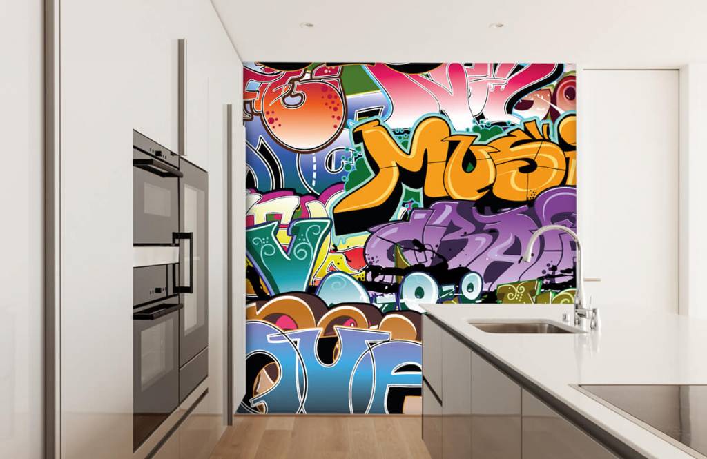 Graffiti - Graffitis signés - Chambre d'adolescent 4