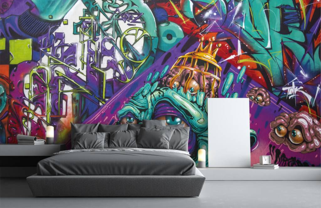 Graffiti - Moderne graffiti - Chambre d'adolescent 1