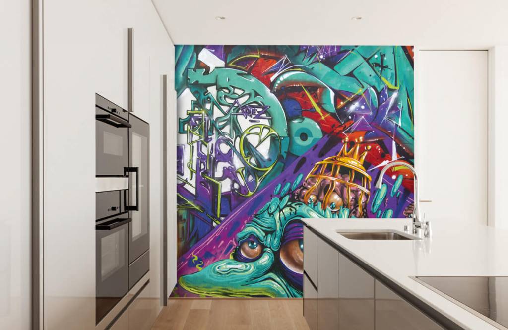 Graffiti - Moderne graffiti - Chambre d'adolescent 3