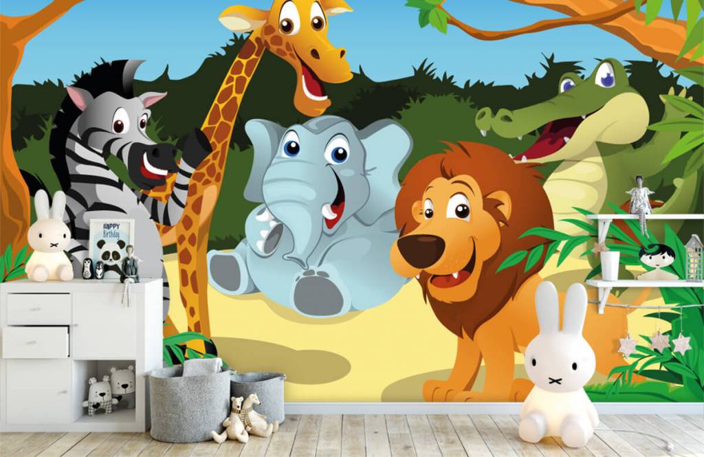 Safari Animals - Animaux sauvages joyeux - Chambre des enfants 4