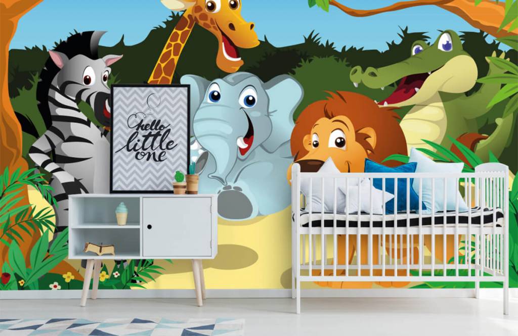 Safari Animals - Animaux sauvages joyeux - Chambre des enfants 6