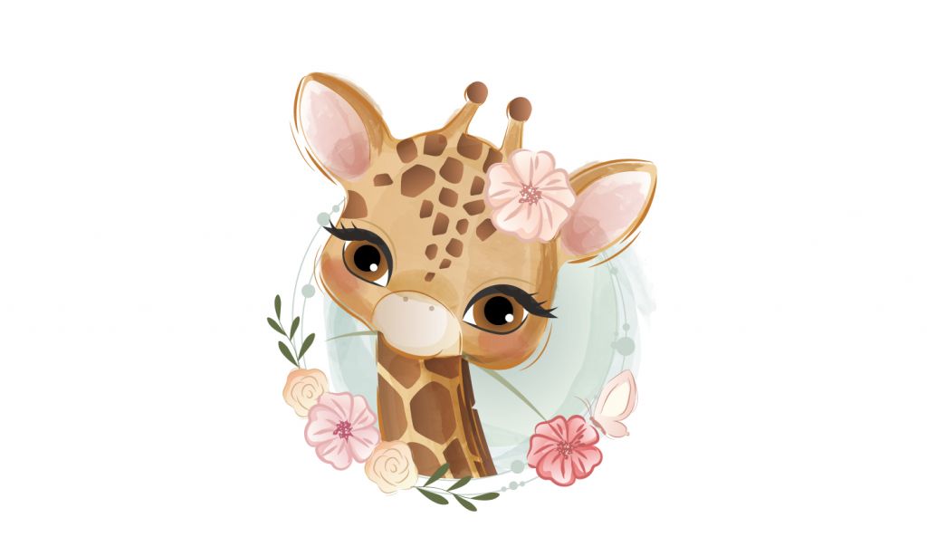 Bébé girafe