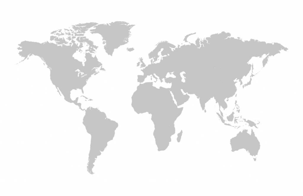 Carte du monde grise