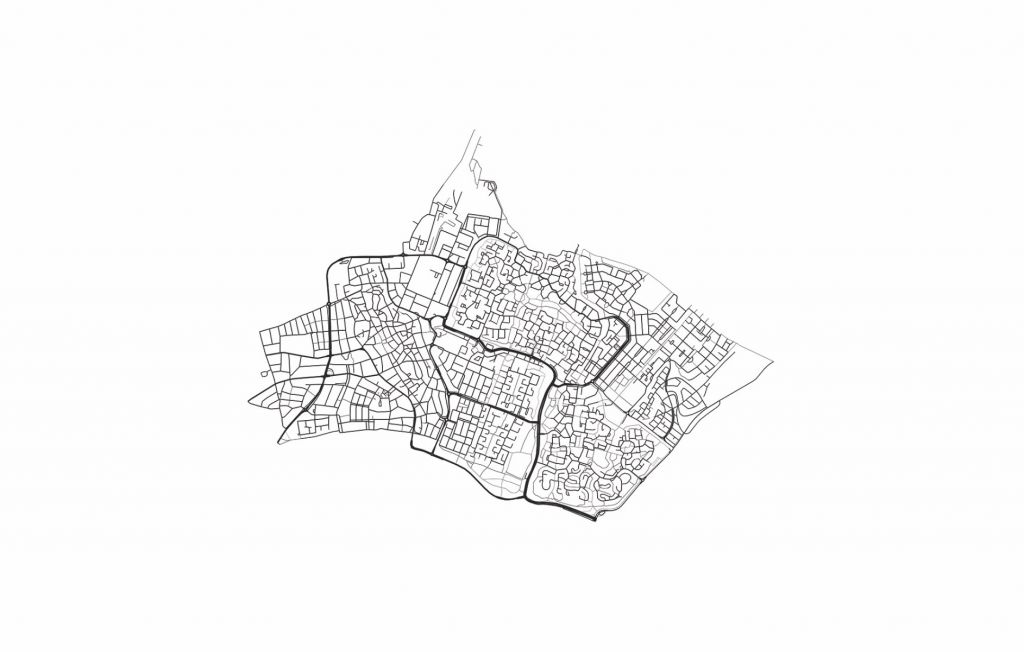 Carte des maisons, blanc