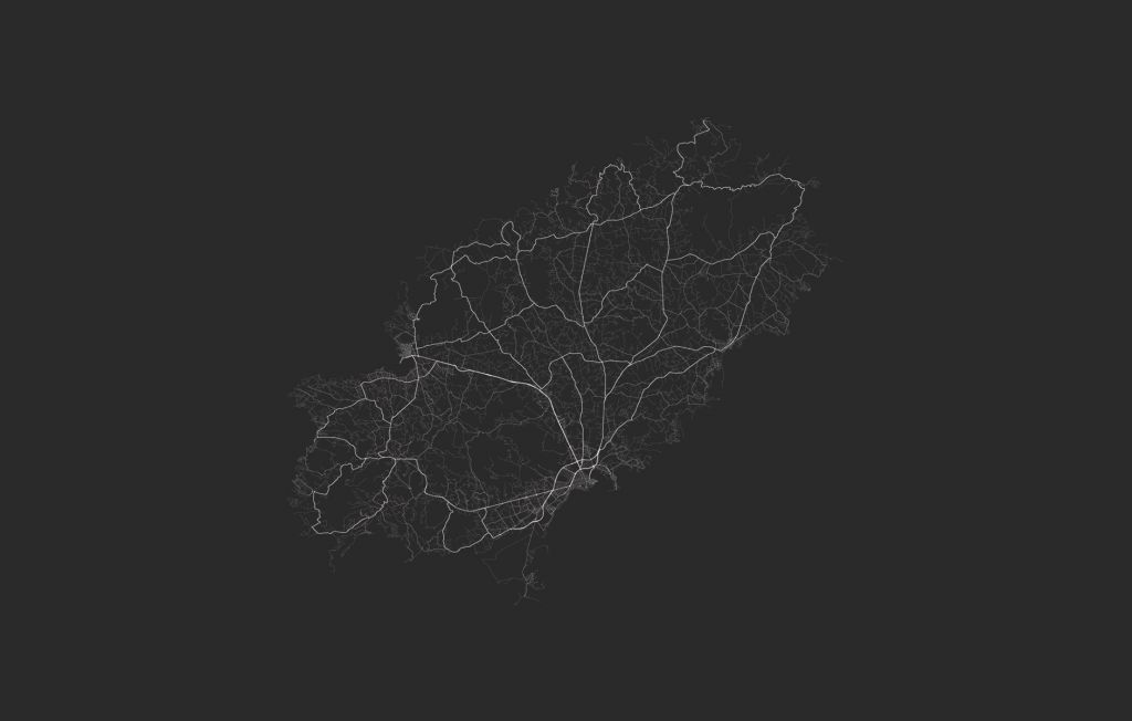Carte d'Ibiza, noir