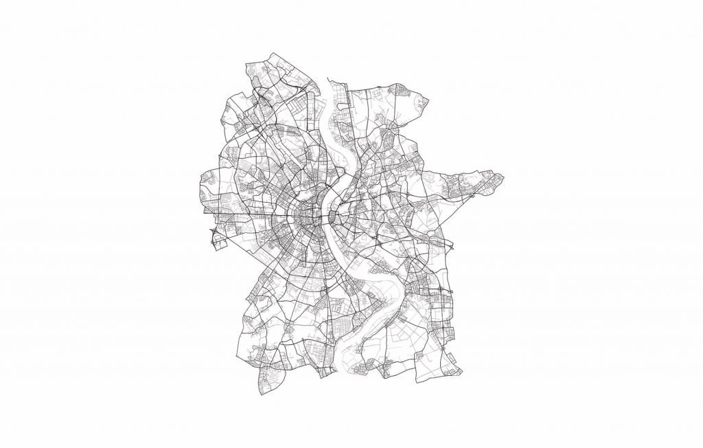 Plan de Cologne, blanc