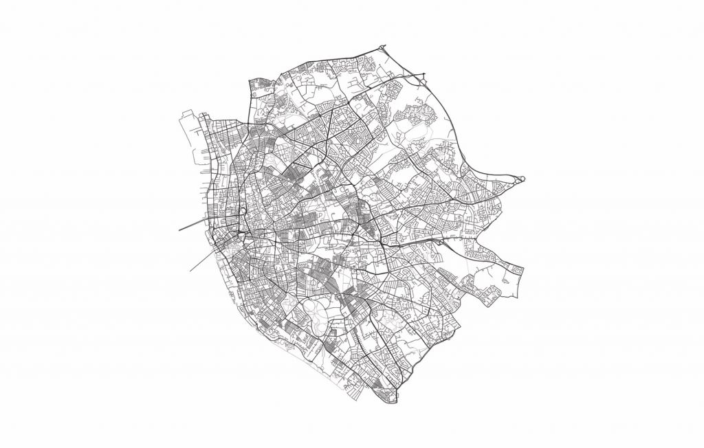 Carte de Liverpool, blanc