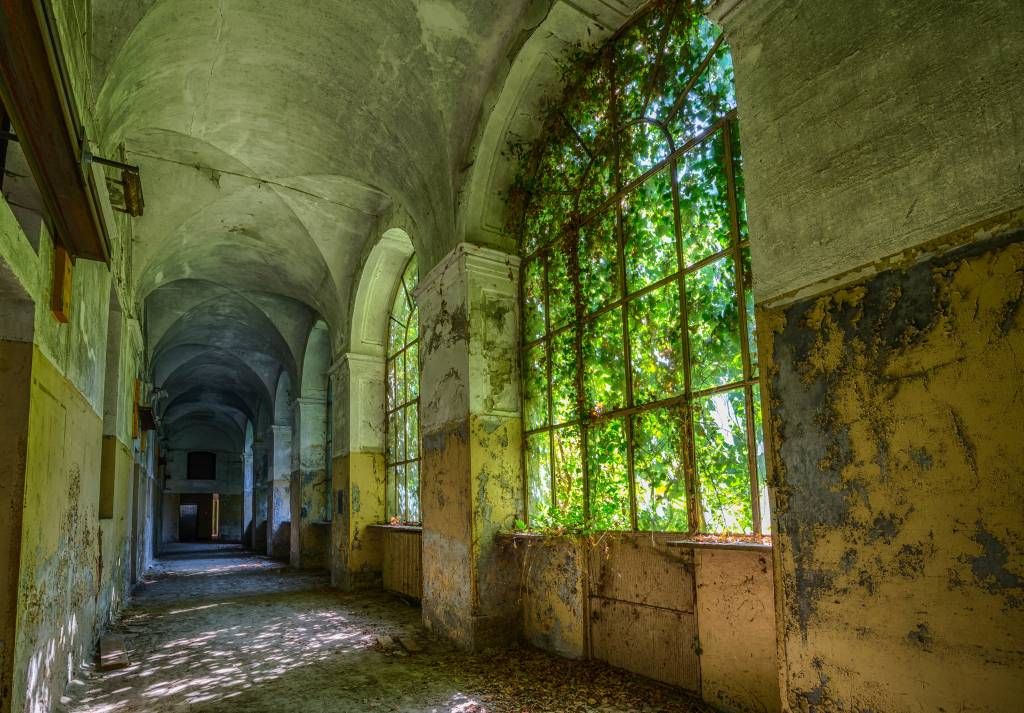 Ancien bâtiment abandonné