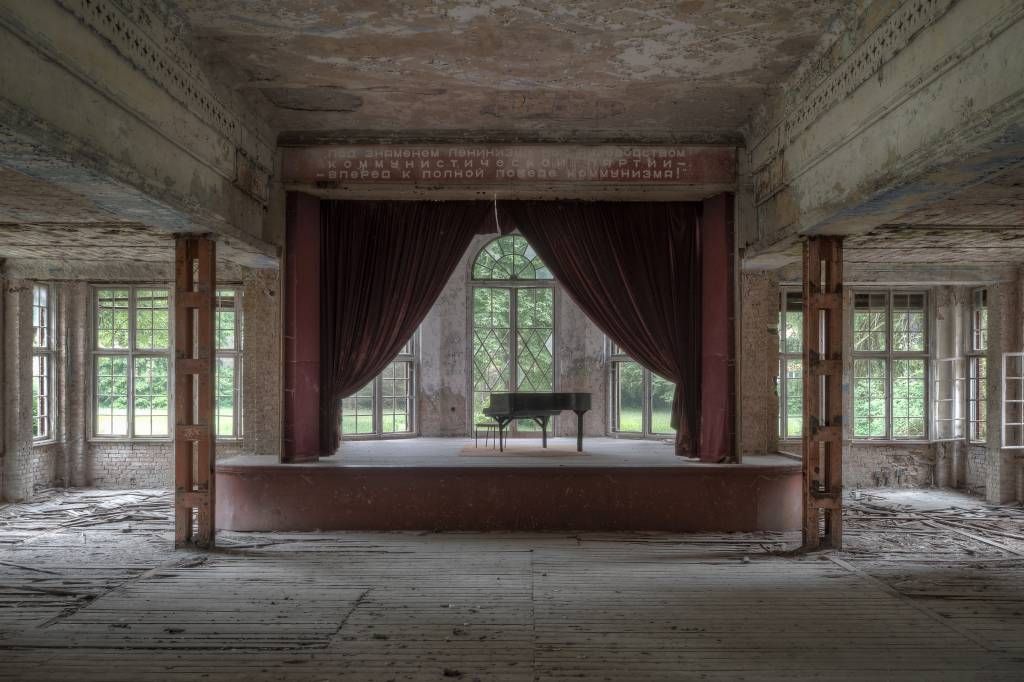 Piano dans un ancien sanatorium