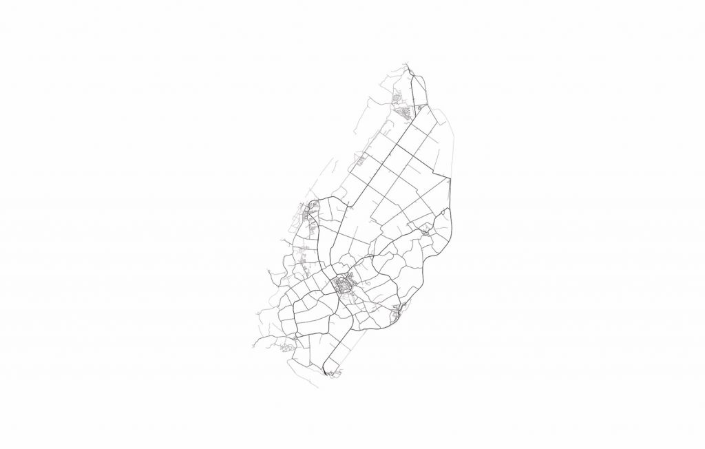 Carte de Texel, blanc