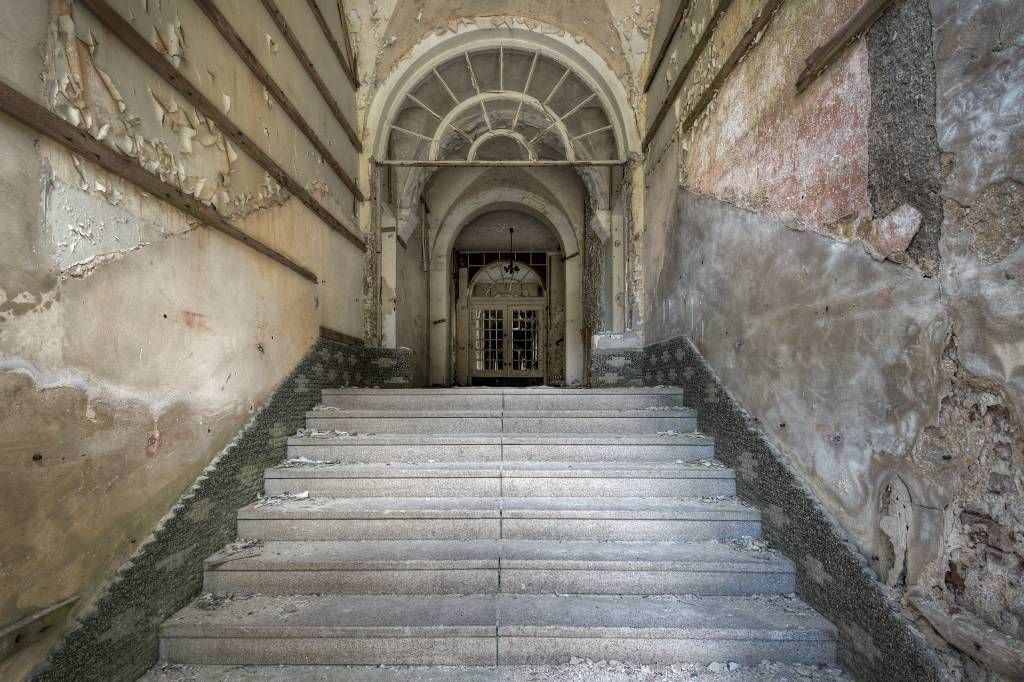 Sanatorium de cage d'escalier