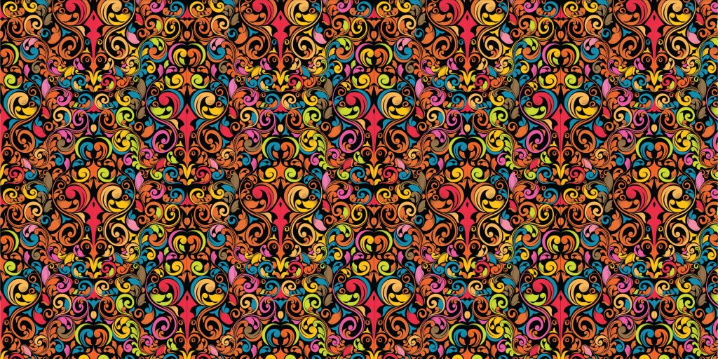 Figures abstraites colorées