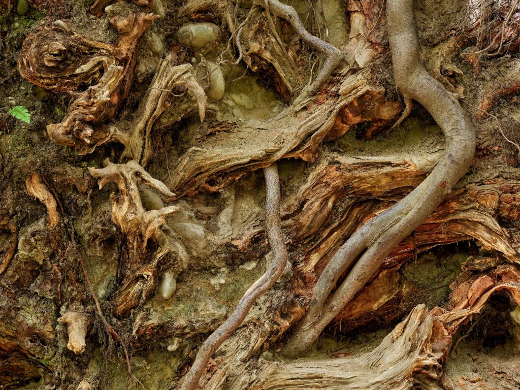 Au pied d'un vieil arbre