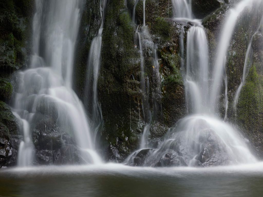 Chute d'eau double