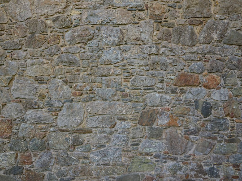 Mur de pierre médiéval