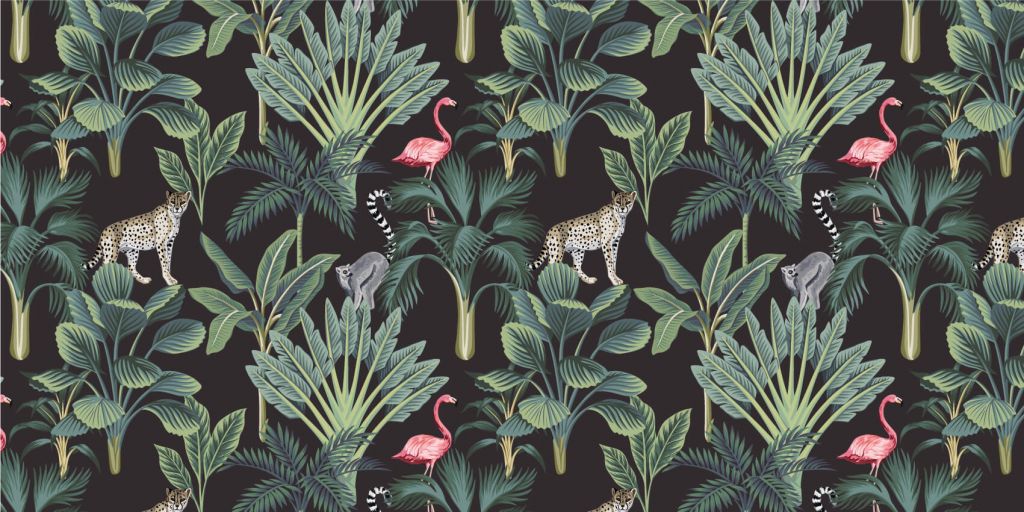 Animaux sauvages tropicaux