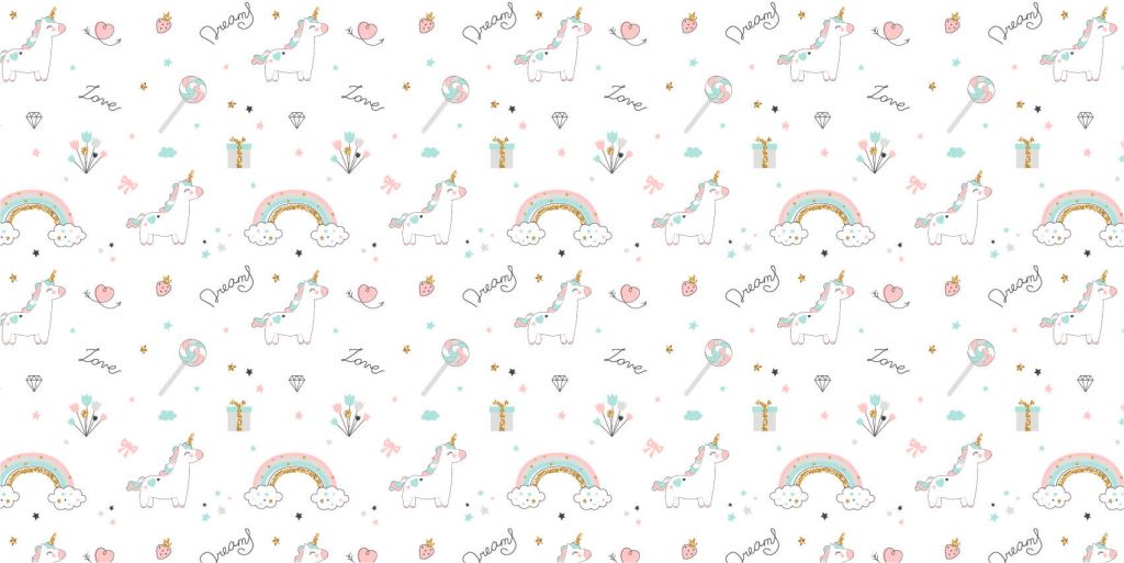 Licornes, arcs-en-ciel et paillettes