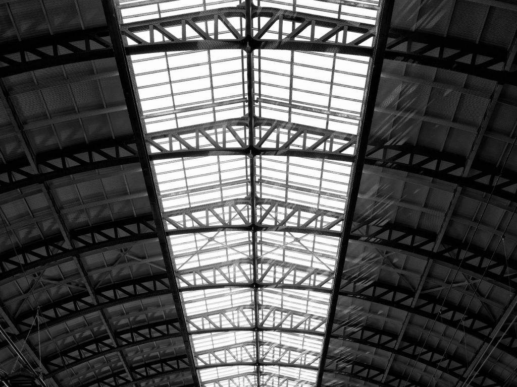 Hall de la gare sur le toit