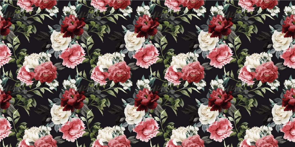 Motif de rose