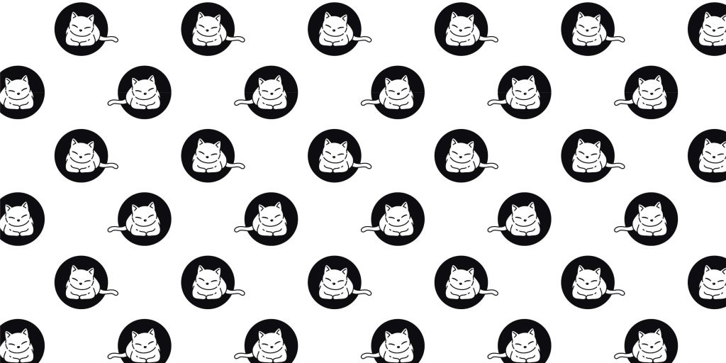 Modèle avec des chatons