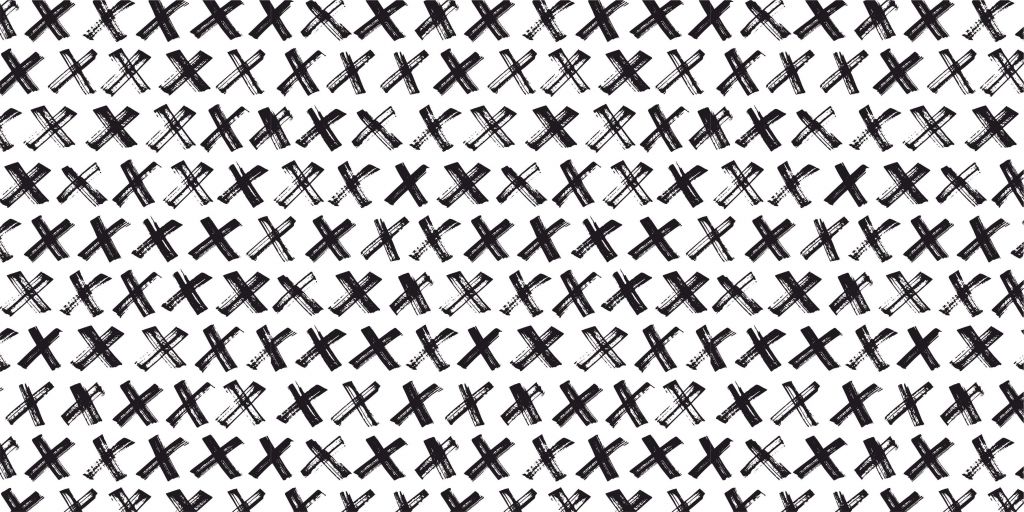 Croix peintes