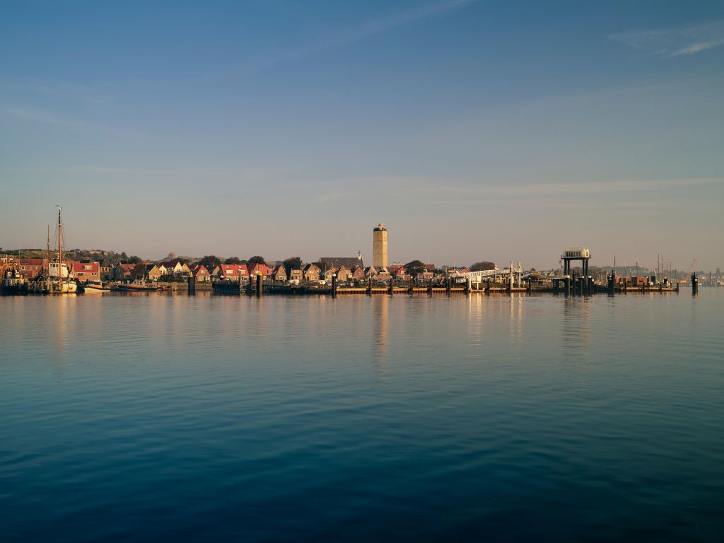 Port avec phare