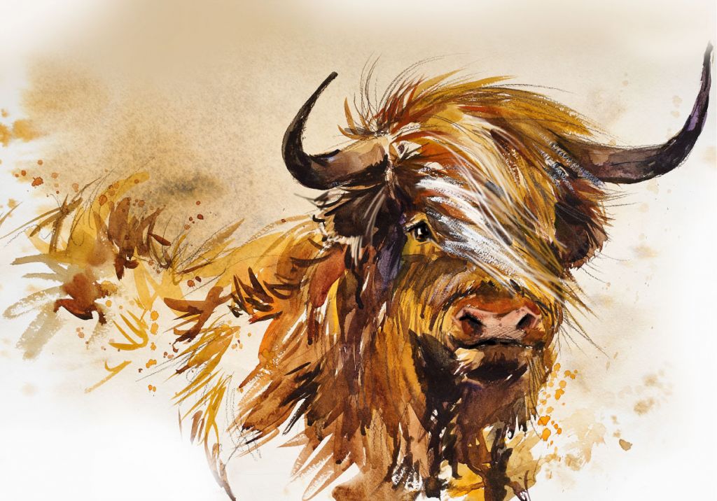 Peinture d'un Highlander écossais