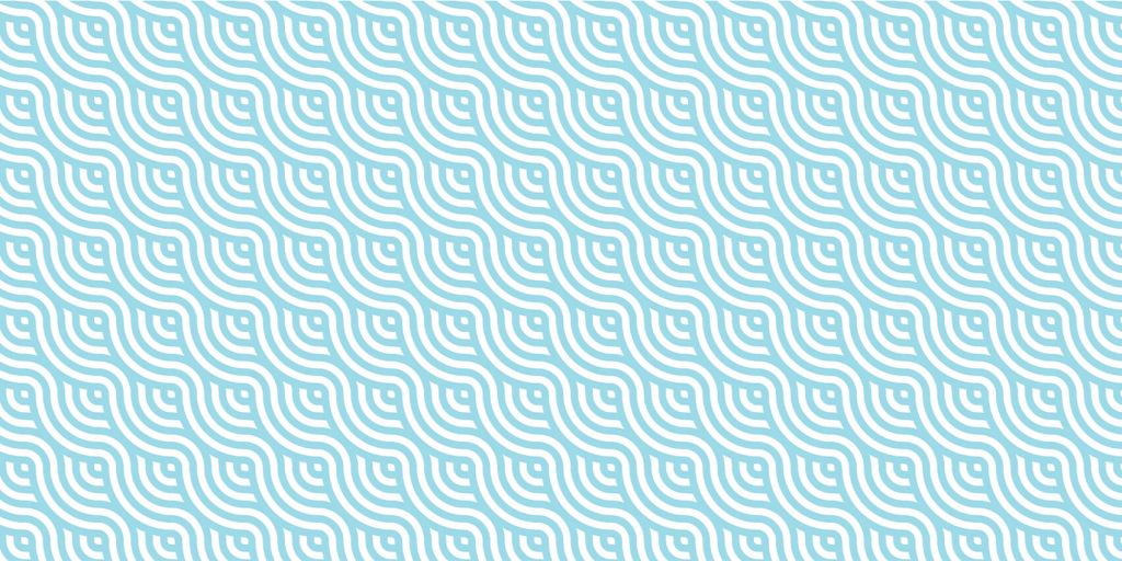Motif Ondes bleues