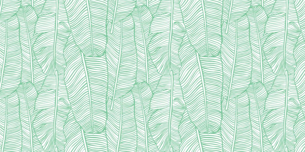 Motif de feuille vert