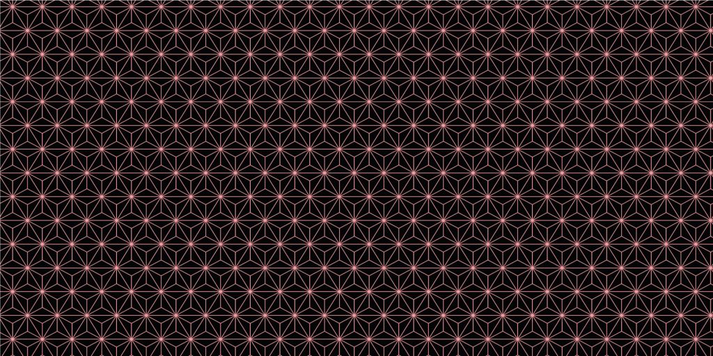 Motif Étoiles géométriques, noires
