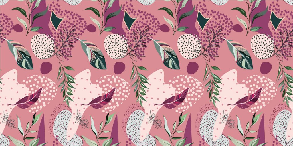 Motif de fleurs, rose clair