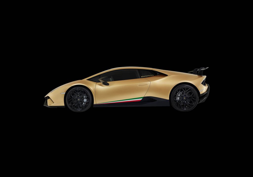 Lamborghini Huracán - Côté, noir