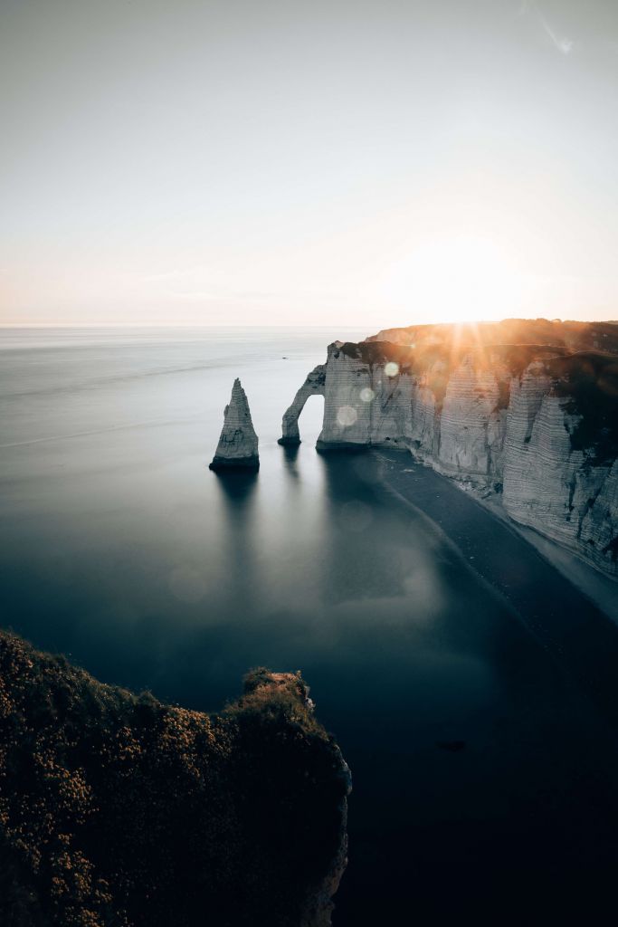 Soleil matinal en Normandie