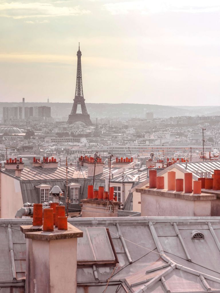 La Tour Eiffel depuis Montmartre