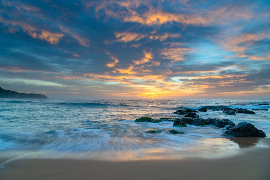 Nuages et mer